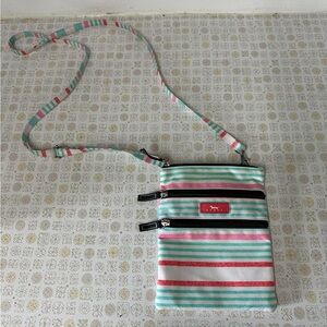 Striped Crossbody Bag